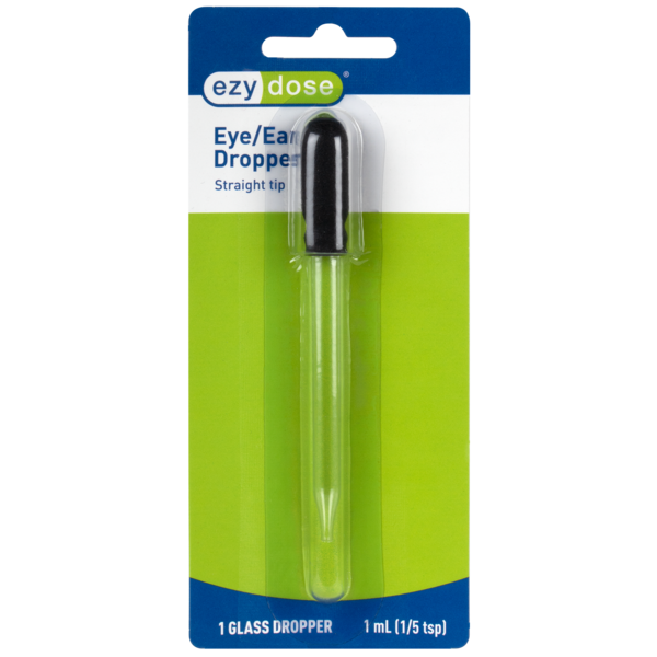 Front packaging of glass dropper